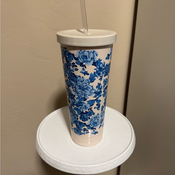 The Pioneer Woman Blue Floral Tumbler - Picture 2 of 5